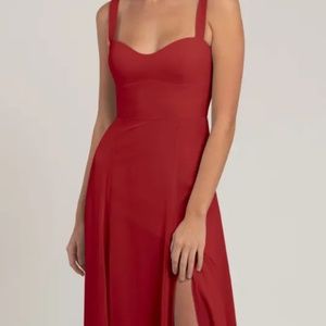 Jenny Yoo Harris Bridesmaid dress Sangria Size 4 (unaltered)